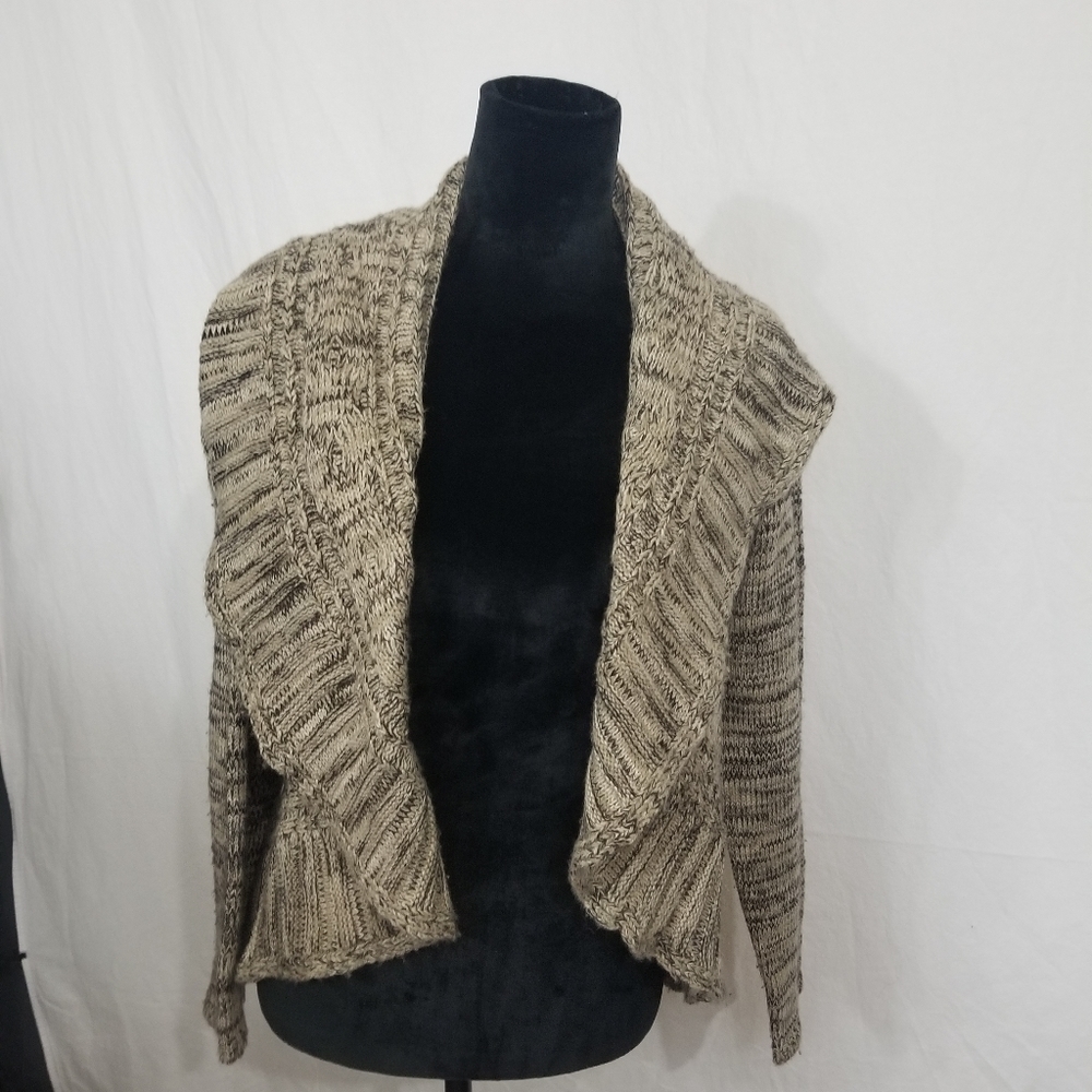 Reference Point Ruffled Knit Cardigan - image 1